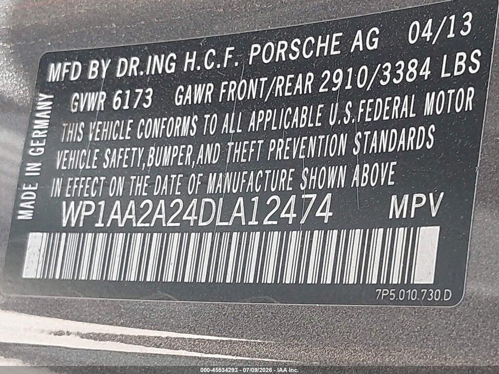 WP1AA2A24DLA12474 2013 PORSCHE CAYENNE photo no. 9
