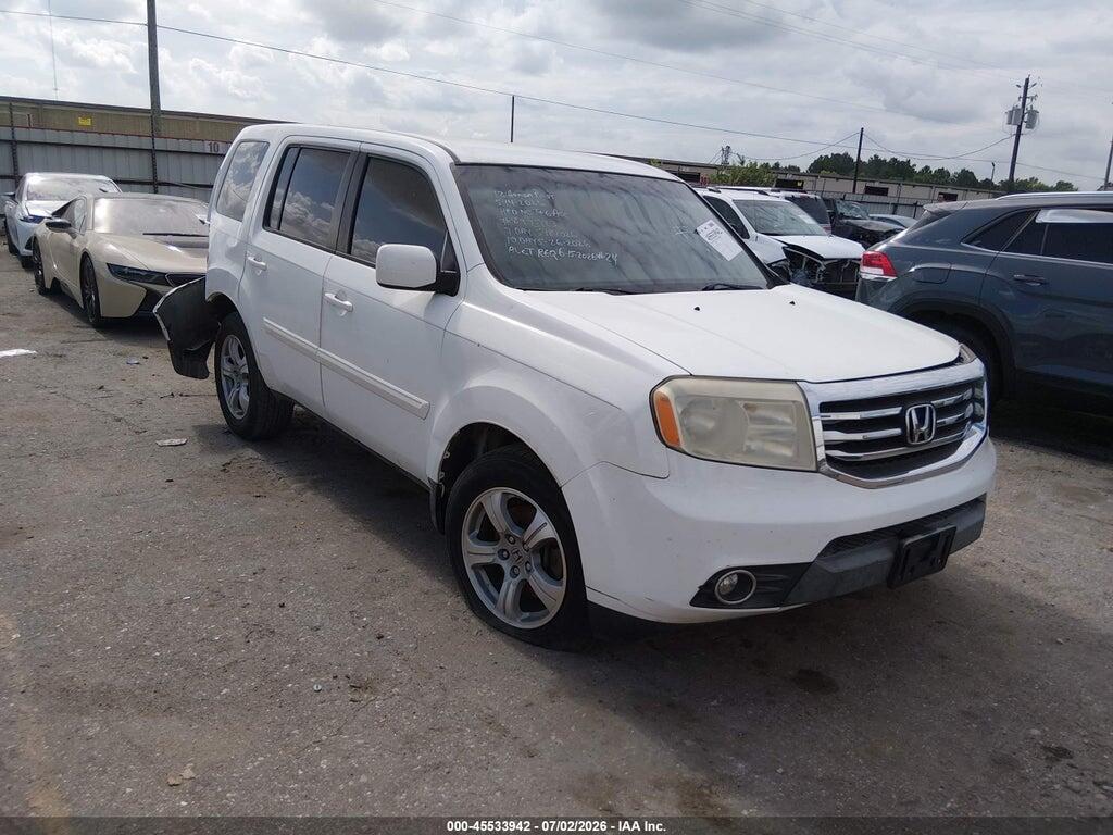 5FNYF3H45CB009292 2012 HONDA PILOT photo no. 1