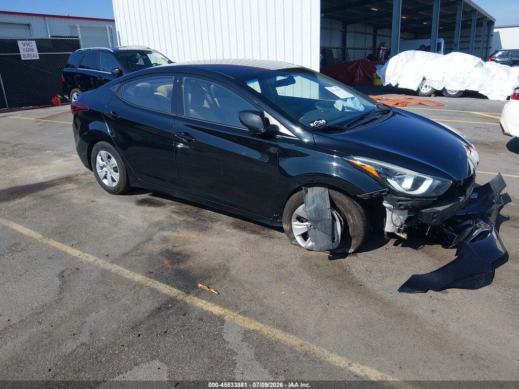 5NPDH4AE4GH745889 2016 HYUNDAI ELANTRA photo no. 1