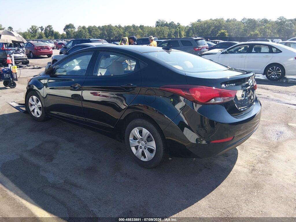 5NPDH4AE4GH745889 2016 HYUNDAI ELANTRA photo no. 3