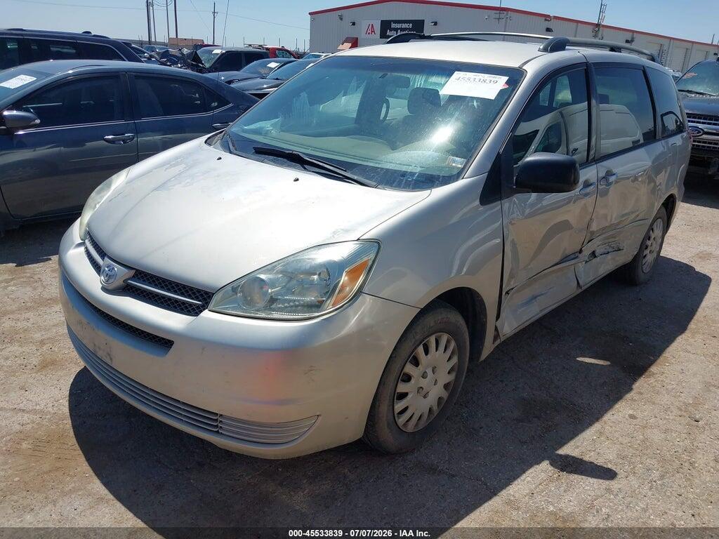 5TDZA23C05S336936 2005 TOYOTA SIENNA photo no. 2