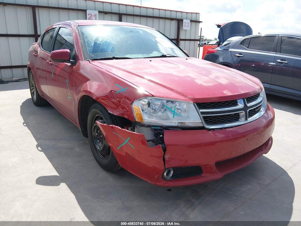 1B3BD1FG4BN509202 2011 DODGE AVENGER photo no. 1