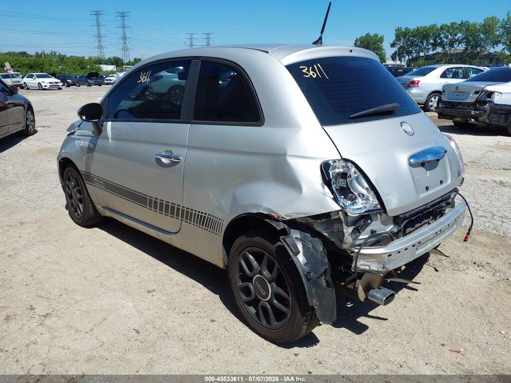 3C3CFFARXDT545812 2013 FIAT 500 photo no. 3