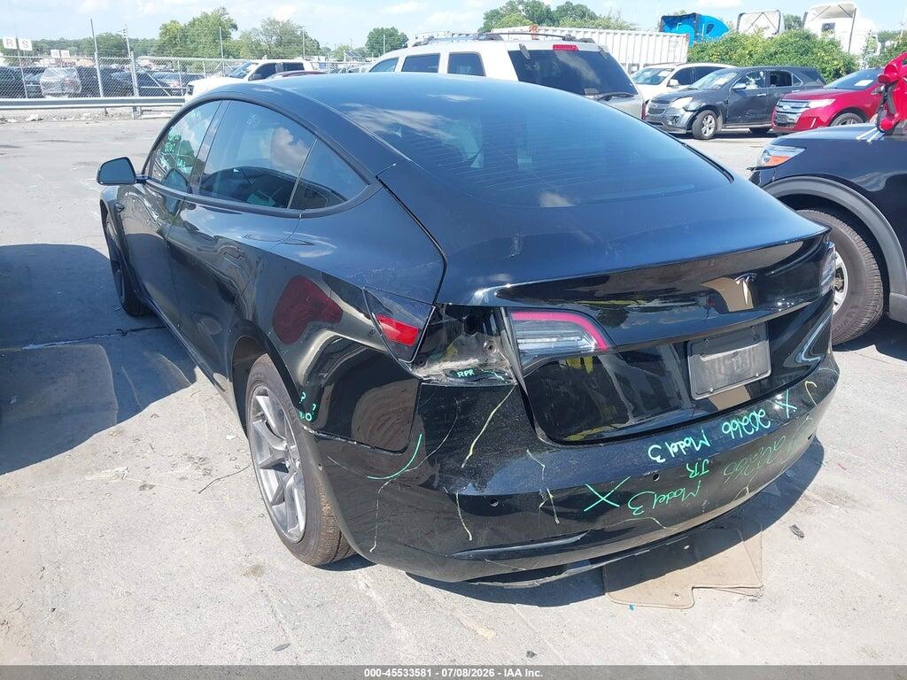 5YJ3E1EA8NF108381 2022 TESLA MODEL 3 photo no. 3