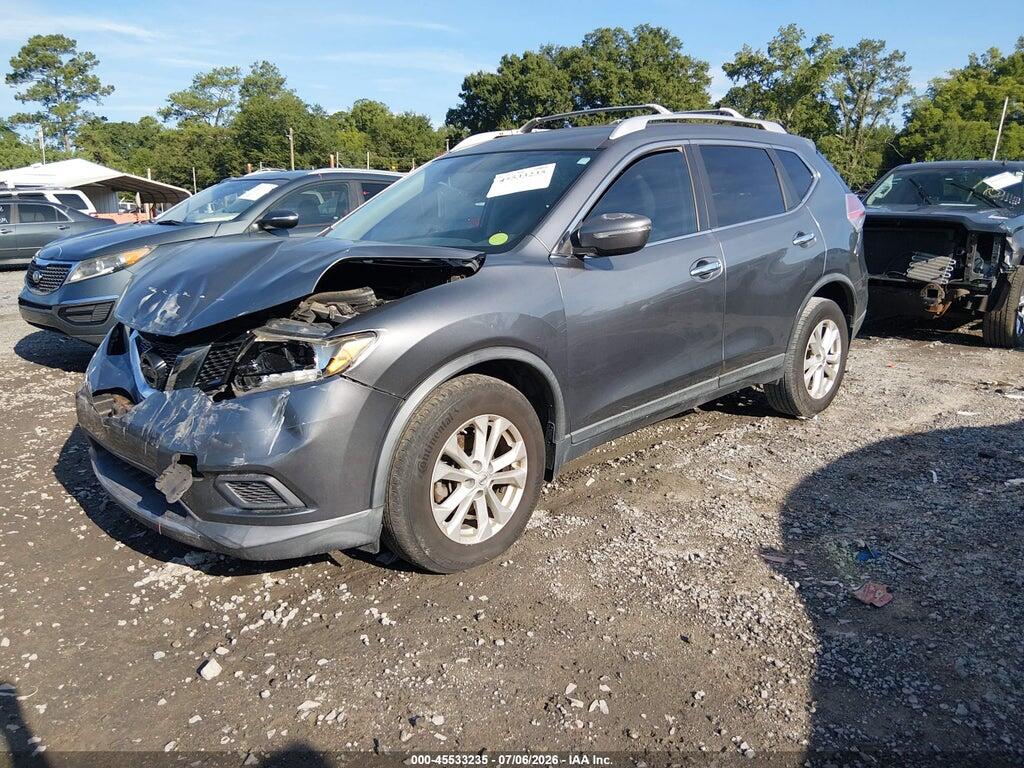 KNMAT2MT1FP582430 2015 NISSAN ROGUE photo no. 2