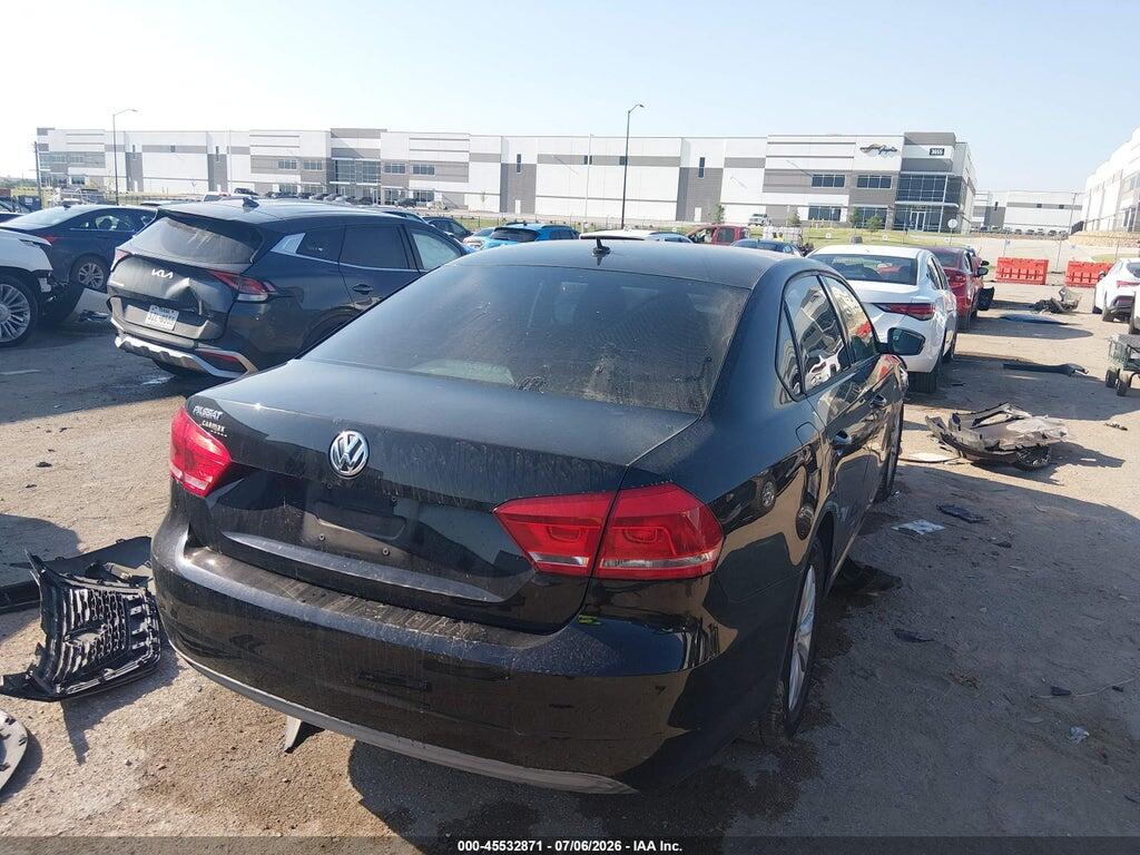 1VWAP7A38DC012397 2013 VOLKSWAGEN PASSAT photo no. 4