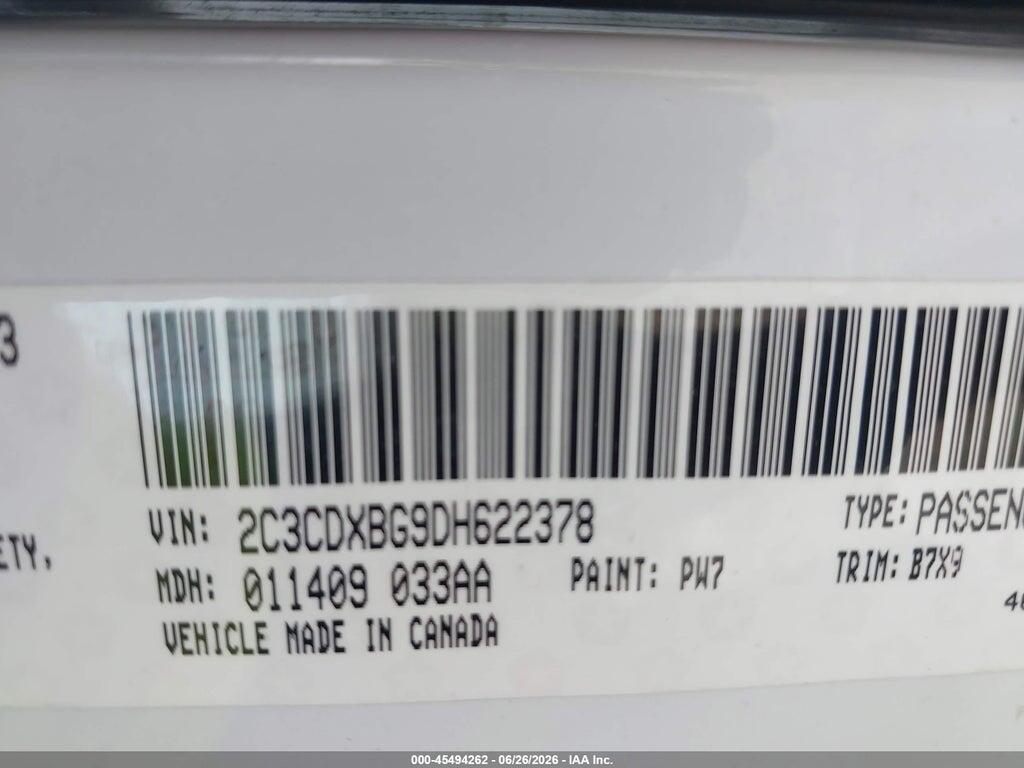 2C3CDXBG9DH622378 2013 DODGE CHARGER photo no. 9