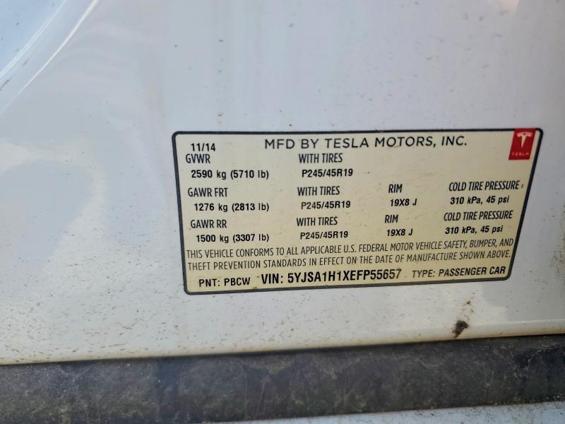 2014 TESLA MODEL S P85 — Фото 13 из 13