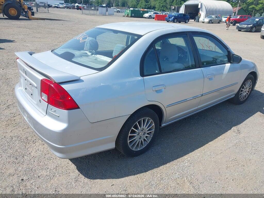 2HGES16555H618167 2005 HONDA CIVIC photo no. 4