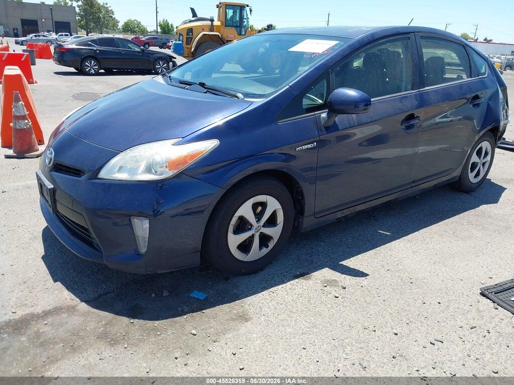 JTDKN3DU8E0384450 2014 TOYOTA PRIUS photo no. 2