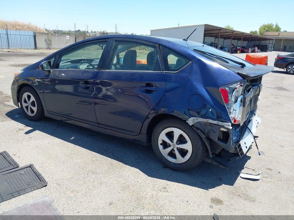 JTDKN3DU8E0384450 2014 TOYOTA PRIUS photo no. 3