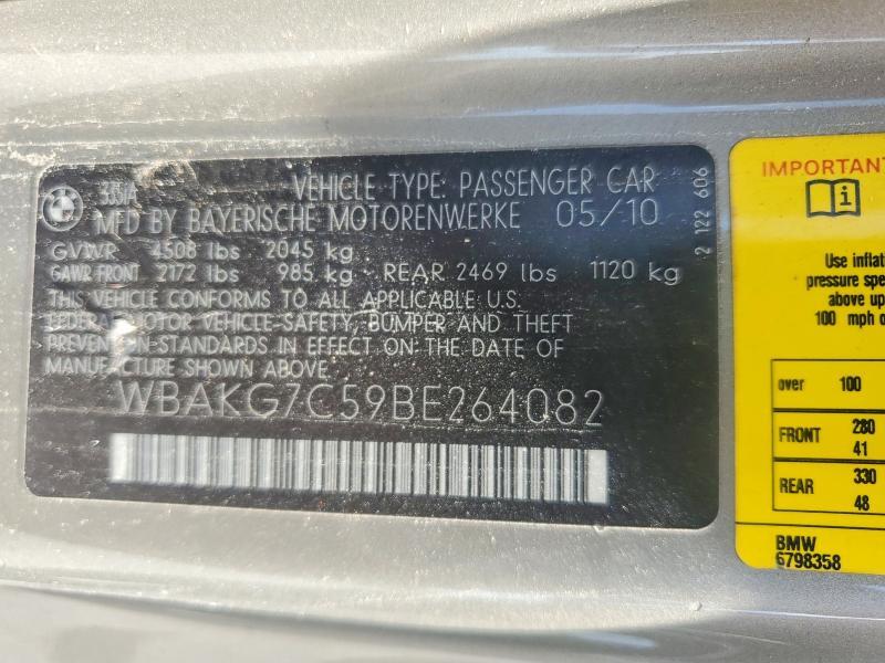 2011 BMW 335 I — Фото 12 из 12