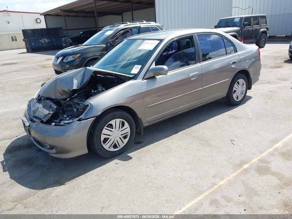 2HGES16544H524053 2004 HONDA CIVIC photo no. 2