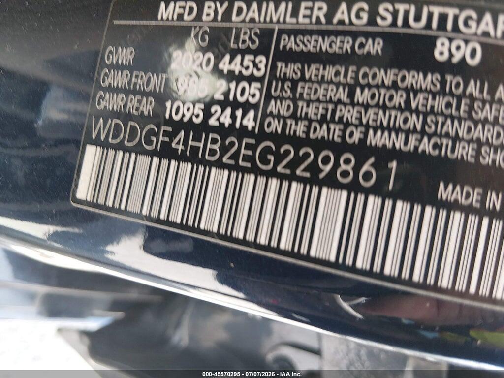WDDGF4HB2EG229861 2014 MERCEDES-BENZ C-CLASS photo no. 9