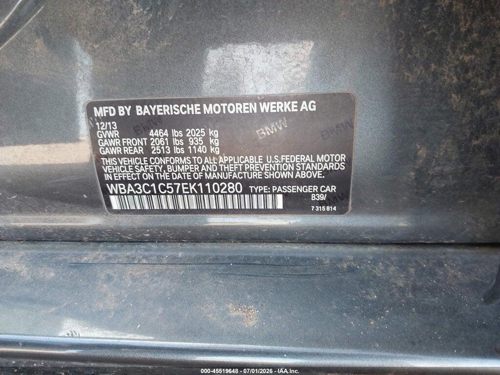 WBA3C1C57EK110280 2014 BMW 328I photo no. 9