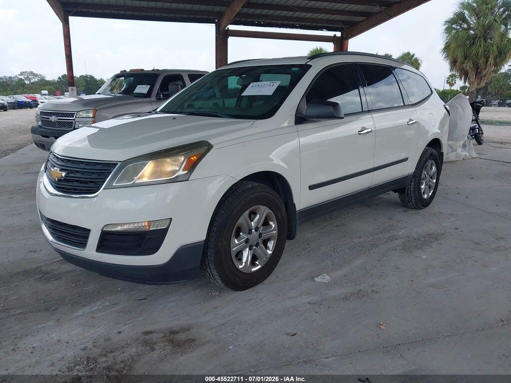 1GNKRFED3EJ271186 2014 CHEVROLET TRAVERSE photo no. 2