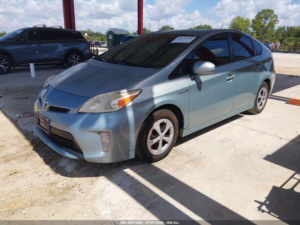 JTDKN3DU5D5686876 2013 TOYOTA PRIUS photo no. 2