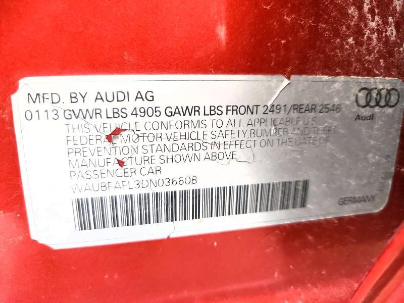 2013 AUDI A4 PREMIUM — Фото 12 из 12