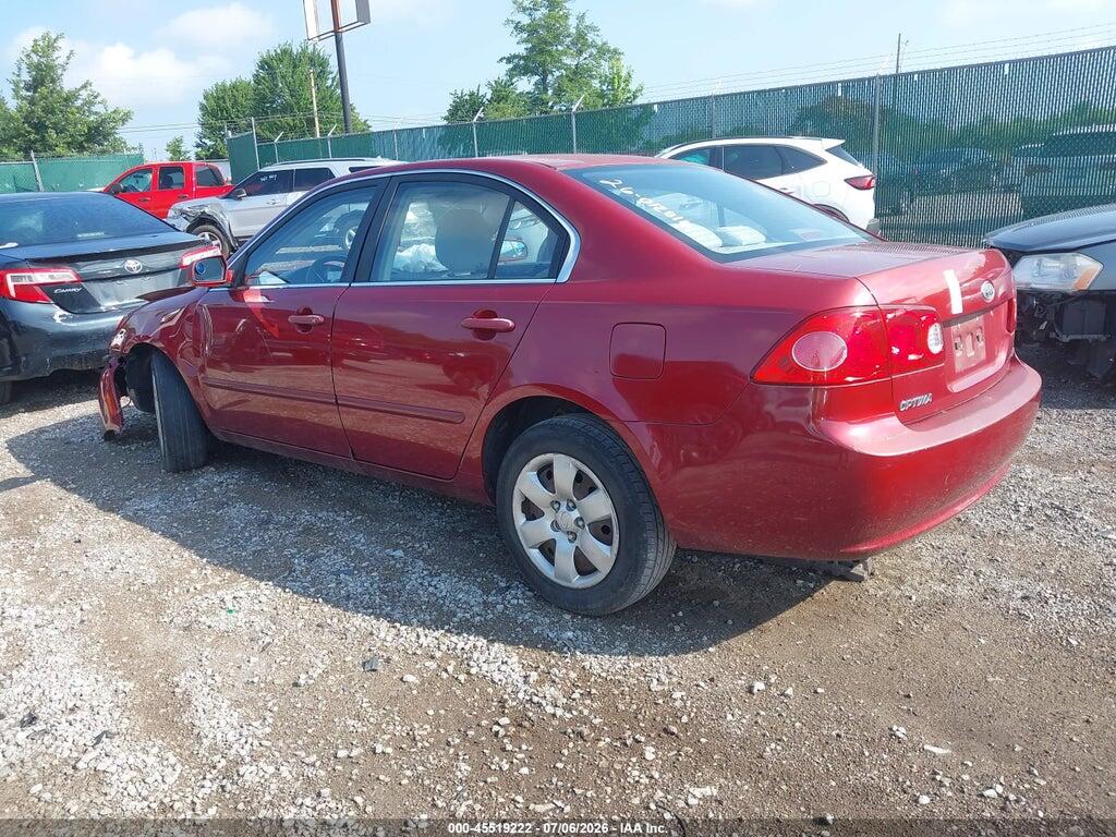 KNAGE123485222615 2008 KIA OPTIMA photo no. 3