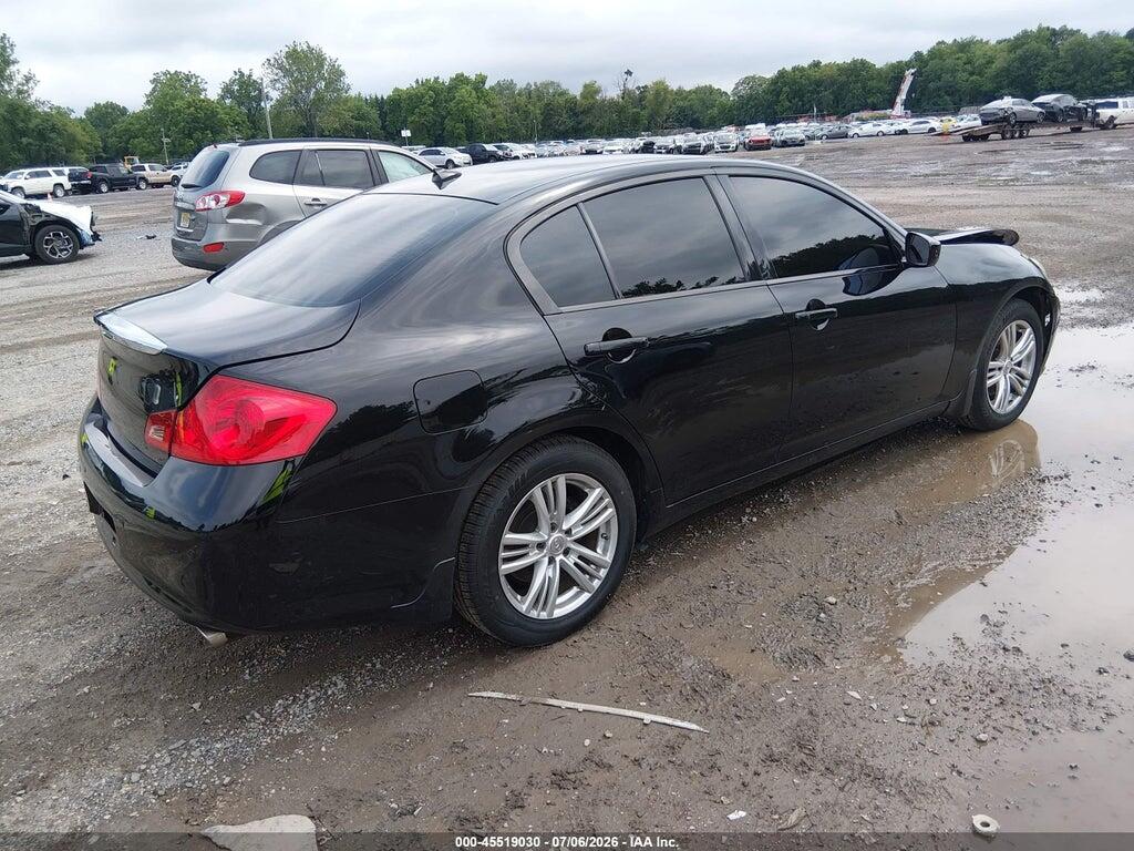 JN1CV6AR8DM756840 2013 INFINITI G37X photo no. 4