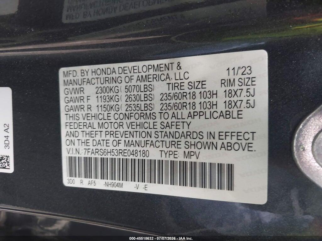 7FARS6H53RE048180 2024 HONDA CR-V HYBRID photo no. 9