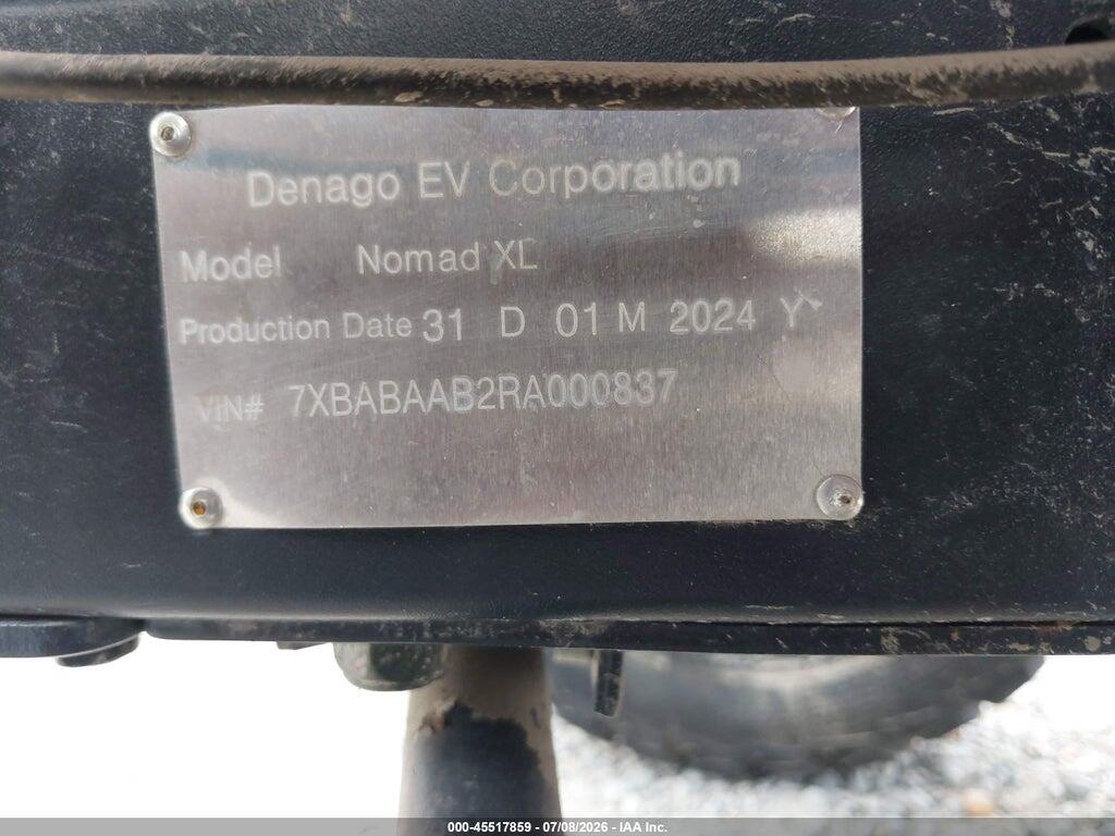 7XBABAAB2RA000837 2024 DENAGO GOLF CART photo no. 9