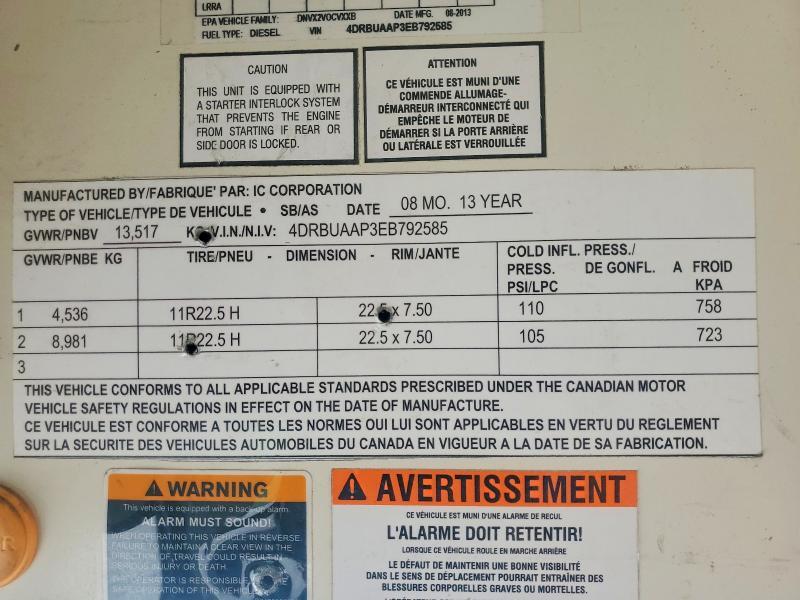 2014 IC CORPORATION CE SERIES SCHOOL - SCHOOL BUS — Фото 10 из 10
