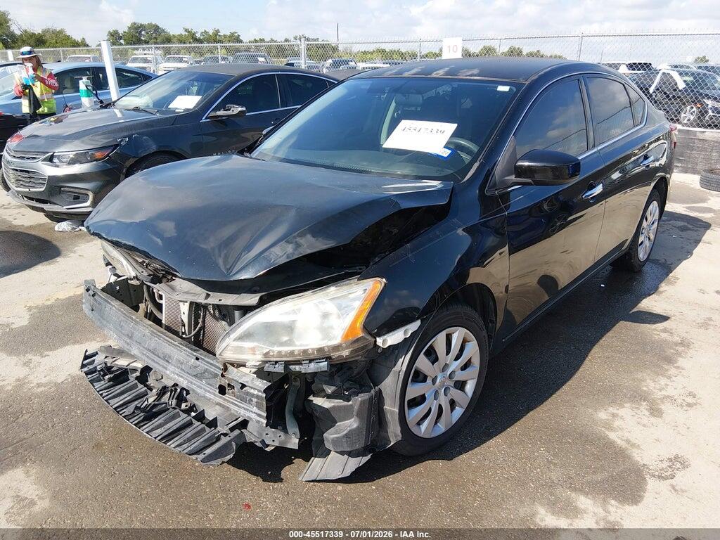 3N1AB7AP6FY314739 2015 NISSAN SENTRA photo no. 2