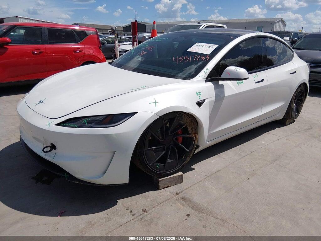 5YJ3E1ET2SF984960 2025 TESLA MODEL 3 photo no. 2