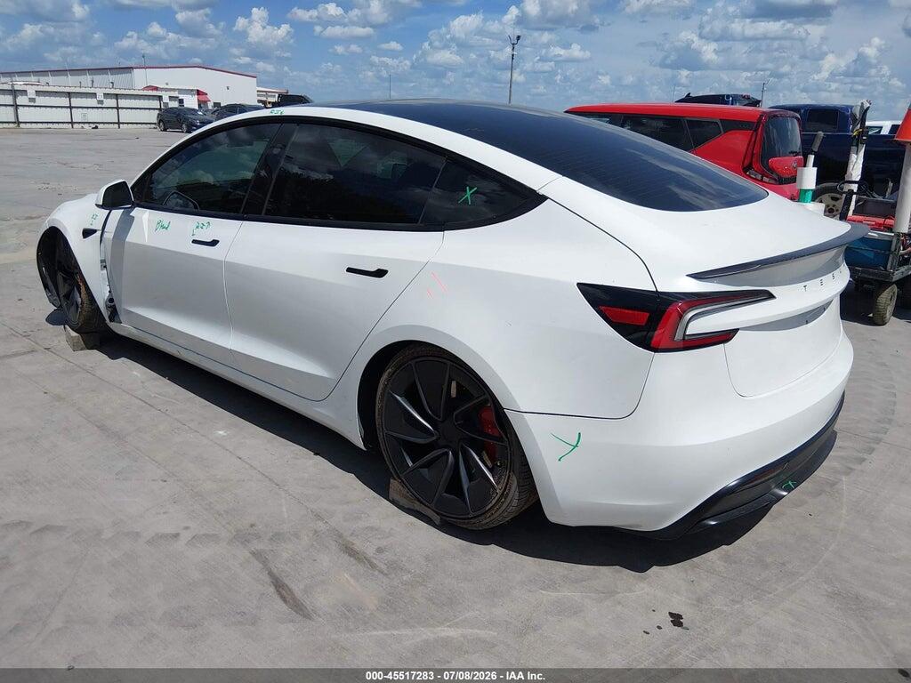 5YJ3E1ET2SF984960 2025 TESLA MODEL 3 photo no. 3