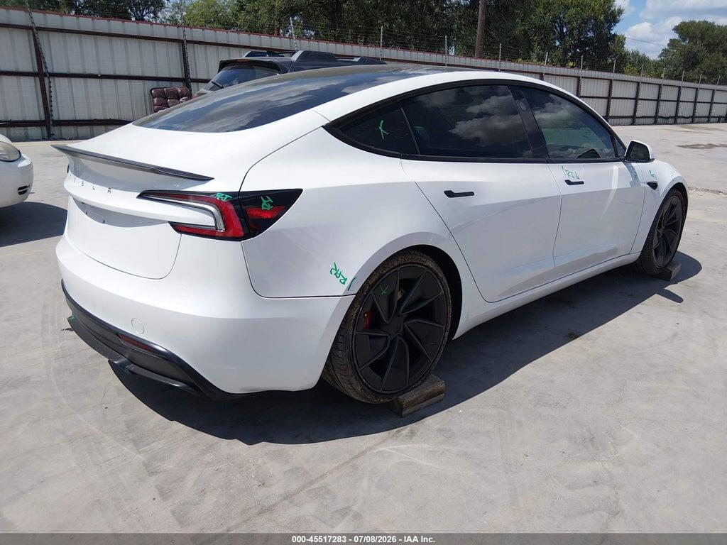 5YJ3E1ET2SF984960 2025 TESLA MODEL 3 photo no. 4