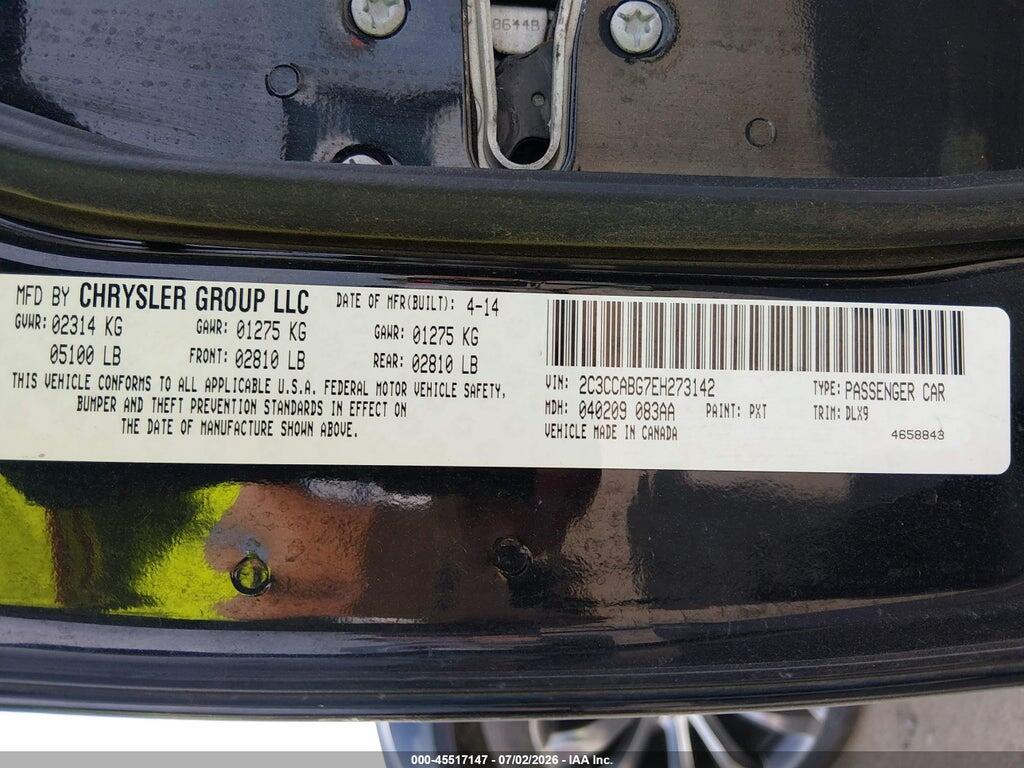 2C3CCABG7EH273142 2014 CHRYSLER 300 photo no. 9