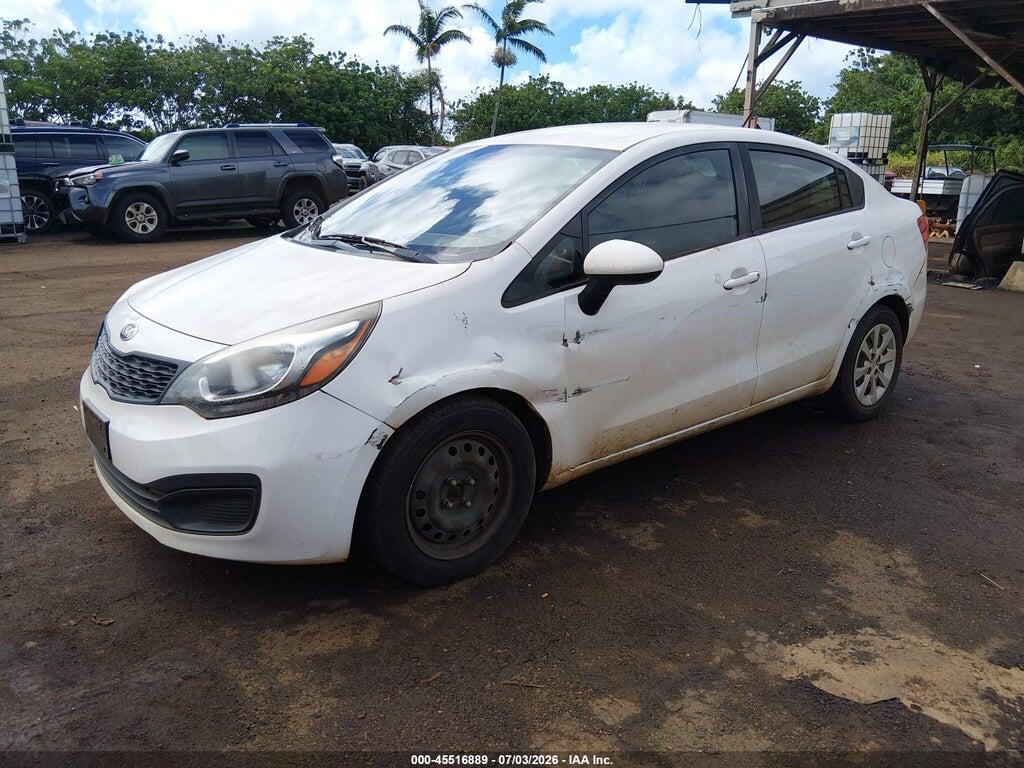 KNADM4A34E6330683 2014 KIA RIO photo no. 2