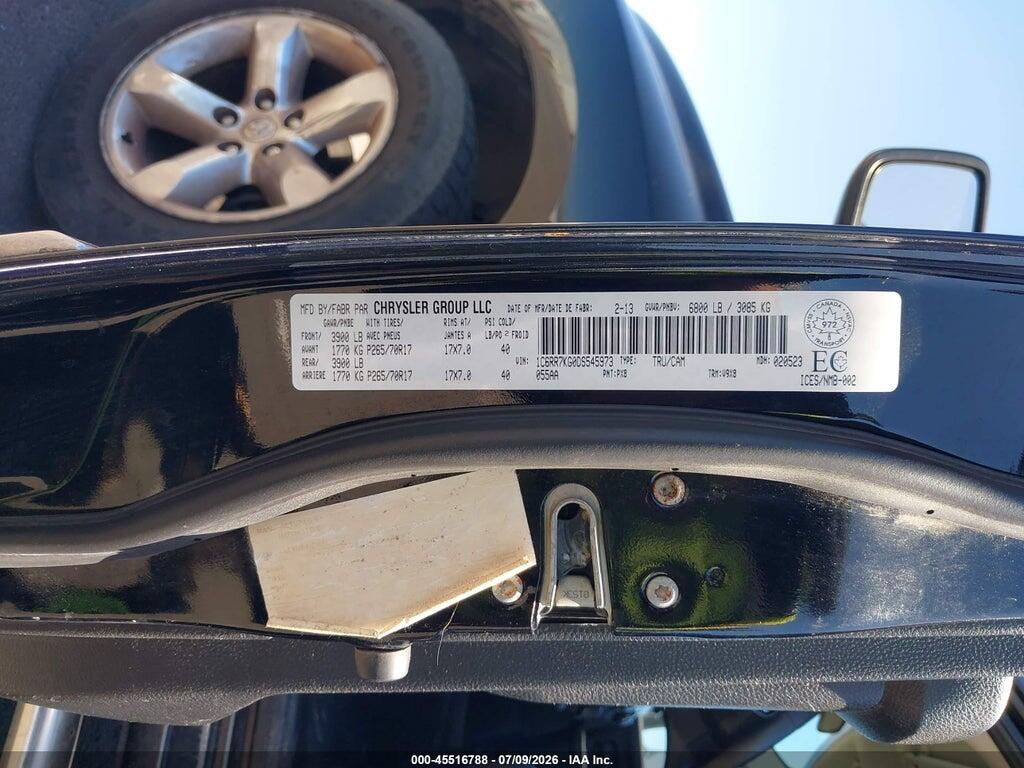1C6RR7KG0DS545973 2013 RAM 1500 photo no. 9