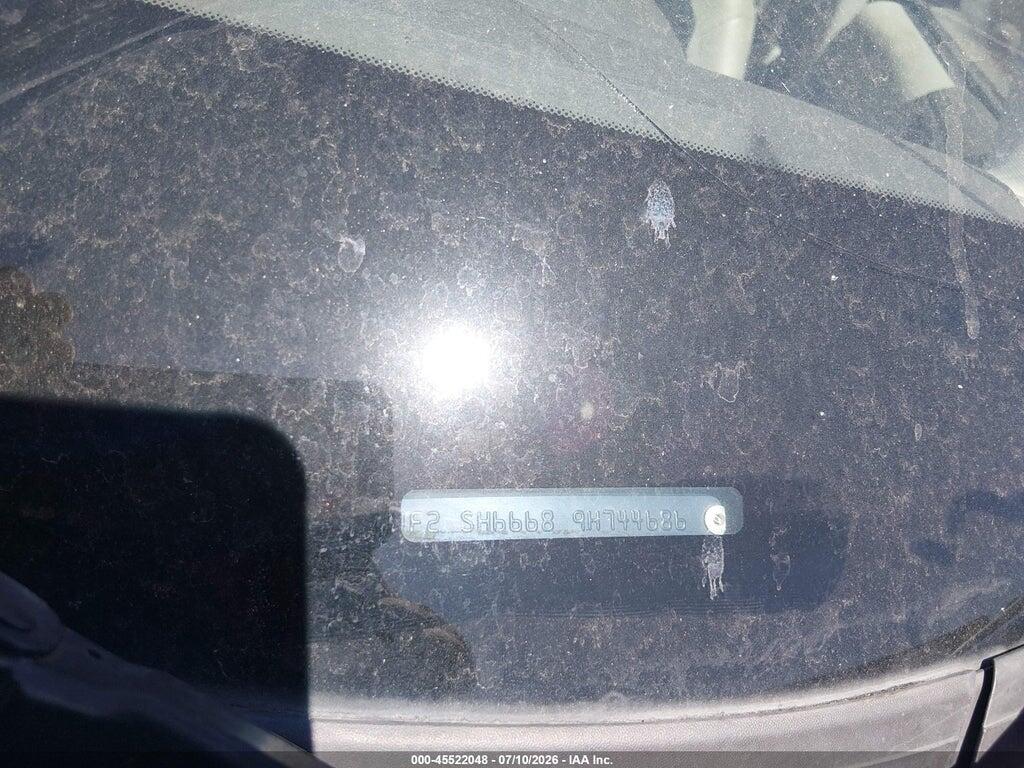 JF2SH66689H744686 2009 SUBARU FORESTER photo no. 9