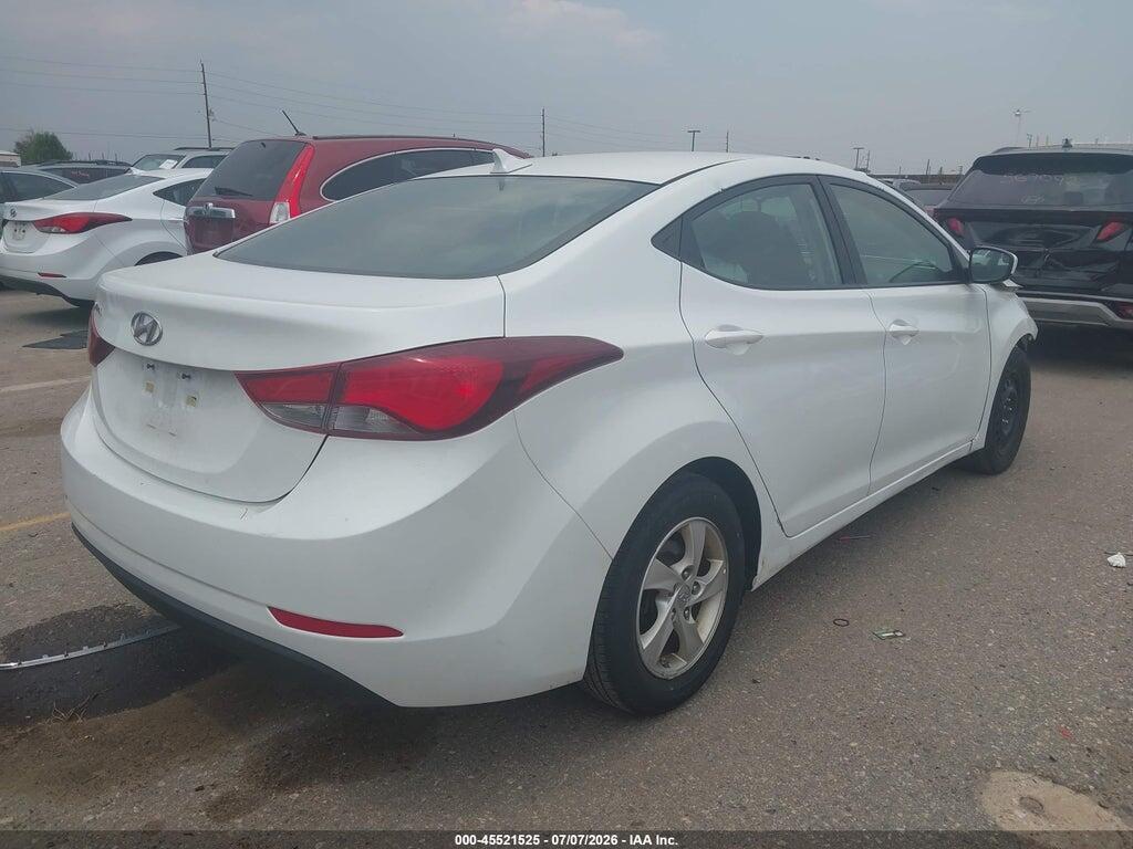 5NPDH4AE4FH600916 2015 HYUNDAI ELANTRA photo no. 4