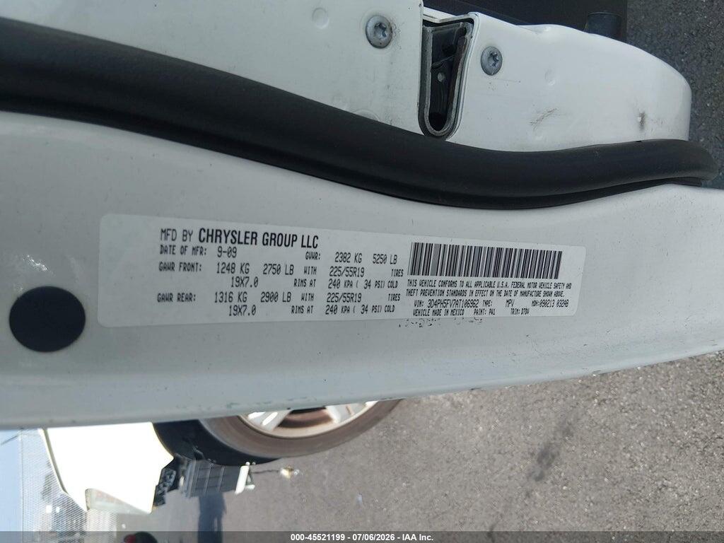 3D4PH5FV7AT106962 2010 DODGE JOURNEY photo no. 9
