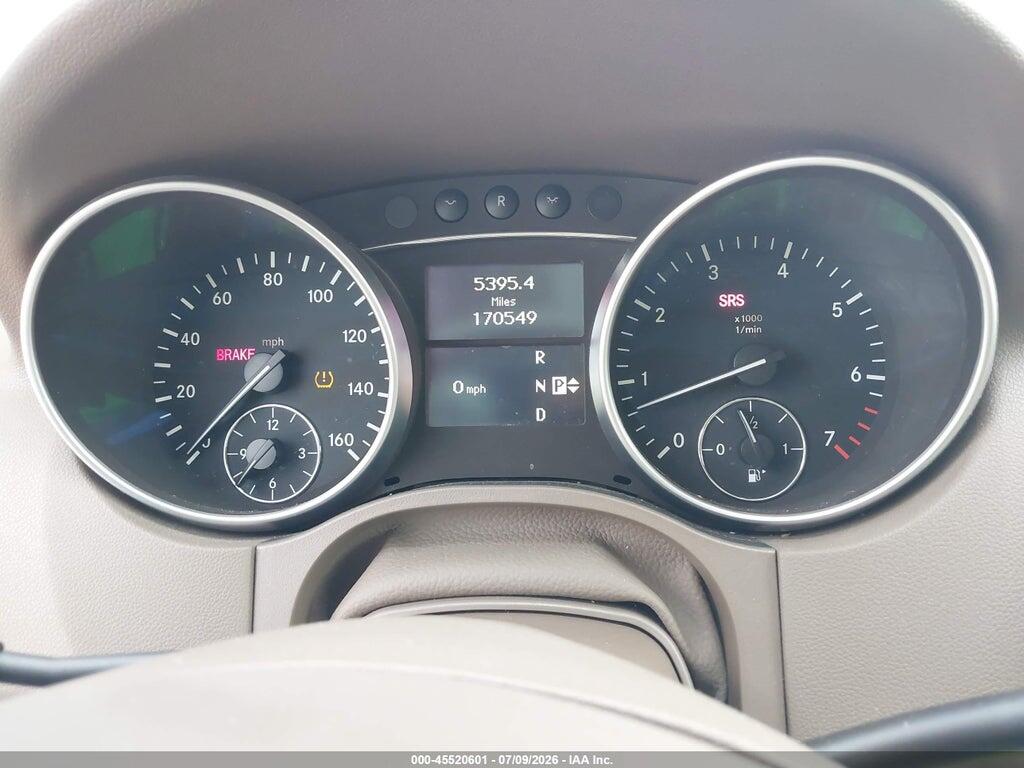 4JGBB86E19A527827 2009 MERCEDES-BENZ ML 350 photo no. 7