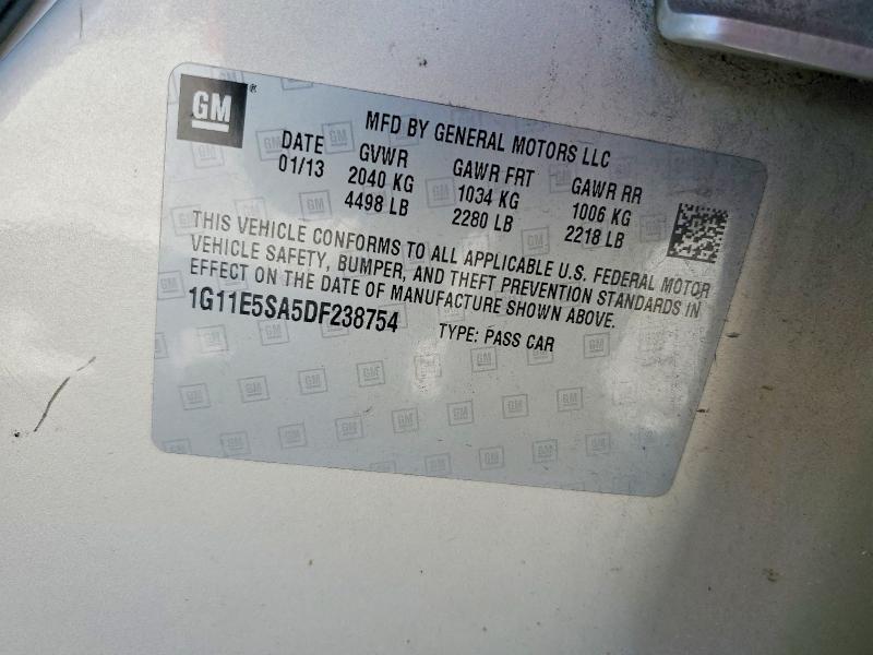 2013 CHEVROLET MALIBU 2LT — Фото 13 из 13