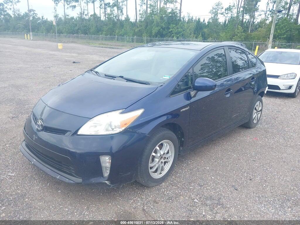 JTDKN3DU7E0385069 2014 TOYOTA PRIUS photo no. 2