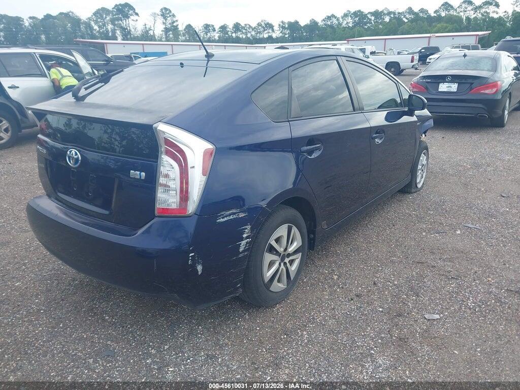 JTDKN3DU7E0385069 2014 TOYOTA PRIUS photo no. 4