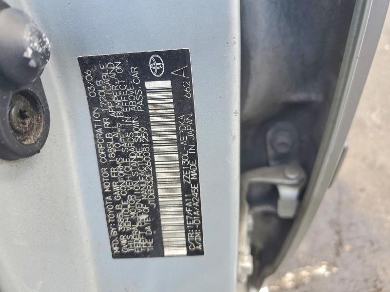 2006 TOYOTA COROLLA CE — Фото 12 из 12