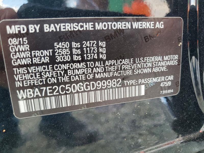 2016 BMW 740 I — Фото 12 из 12