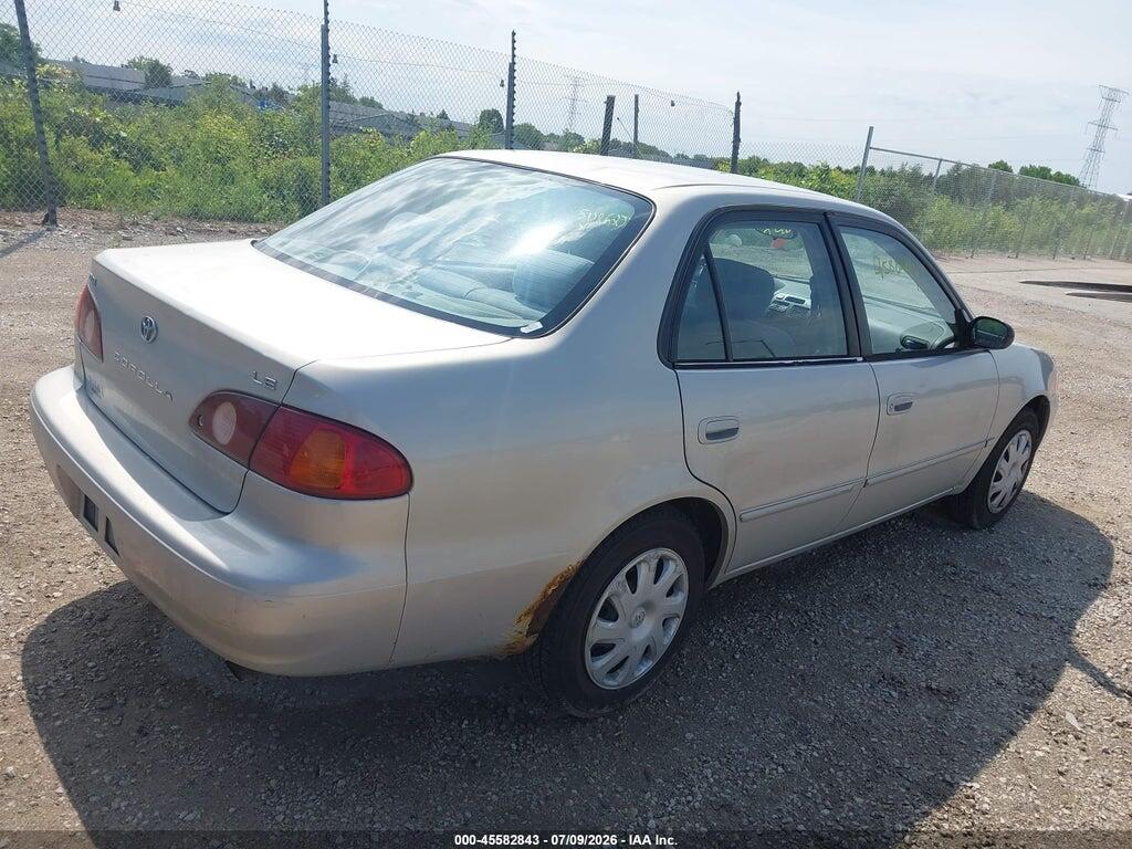 2T1BR12E01C501832 2001 TOYOTA COROLLA photo no. 4