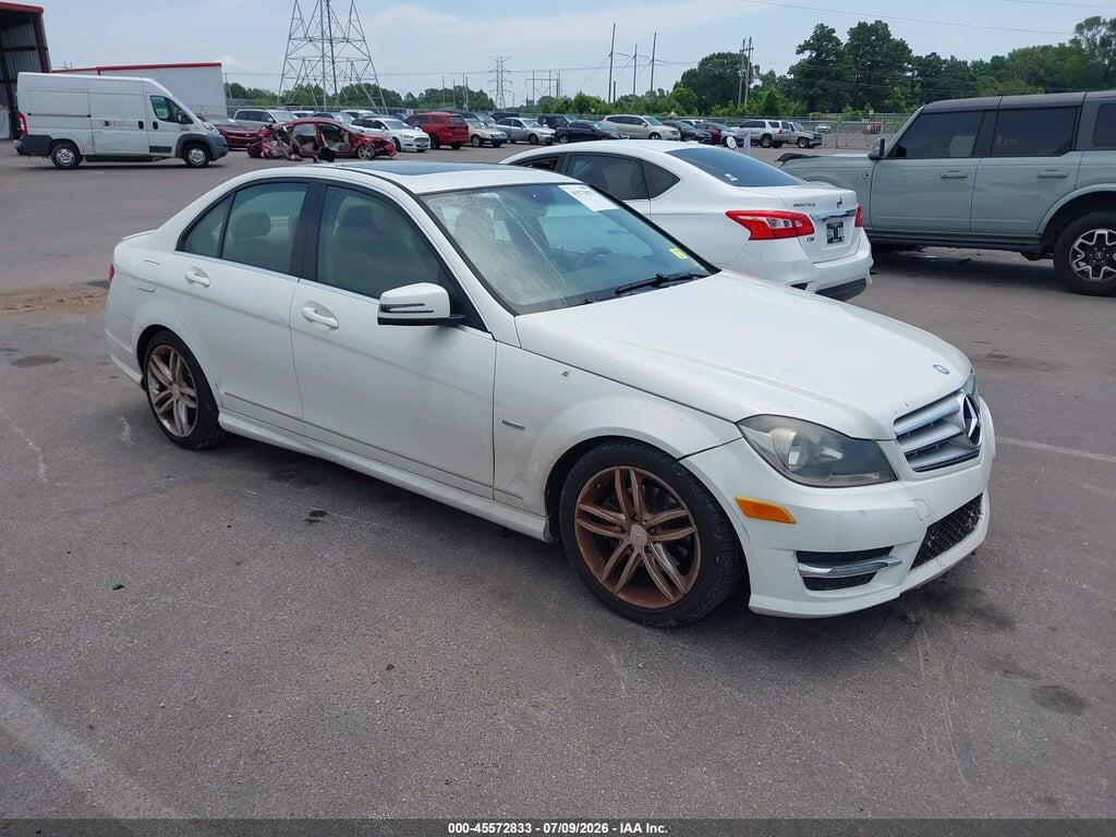 WDDGF4HB3CA611977 2012 MERCEDES-BENZ C 250 photo no. 1