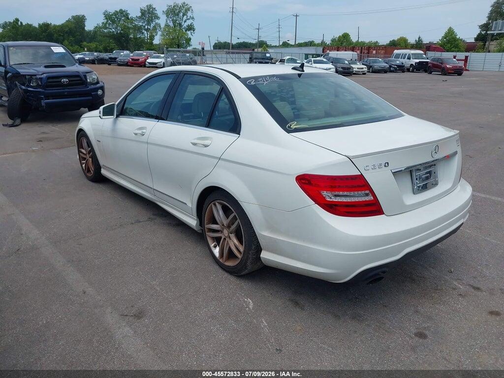 WDDGF4HB3CA611977 2012 MERCEDES-BENZ C 250 photo no. 3