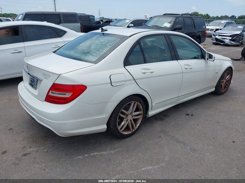 WDDGF4HB3CA611977 2012 MERCEDES-BENZ C 250 photo no. 4