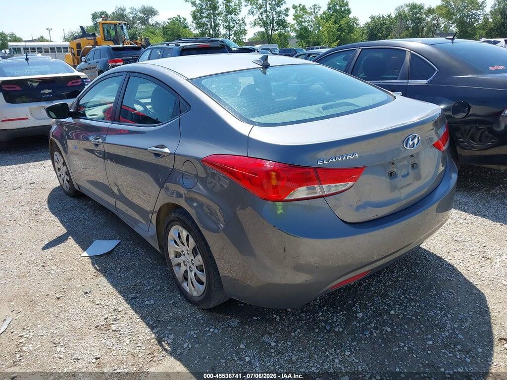 5NPDH4AE7CH136516 2012 HYUNDAI ELANTRA photo no. 3