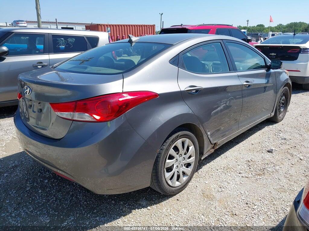 5NPDH4AE7CH136516 2012 HYUNDAI ELANTRA photo no. 4