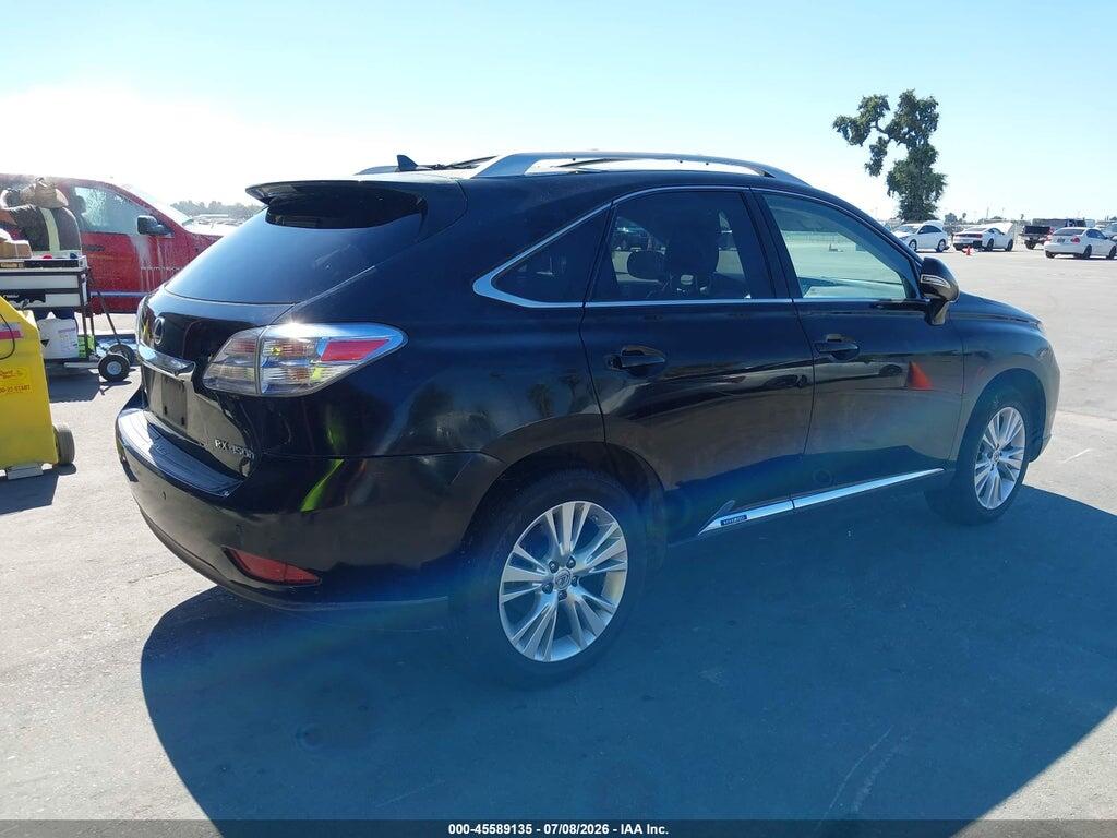 JTJBC1BAXB2035533 2011 LEXUS RX 450H photo no. 4